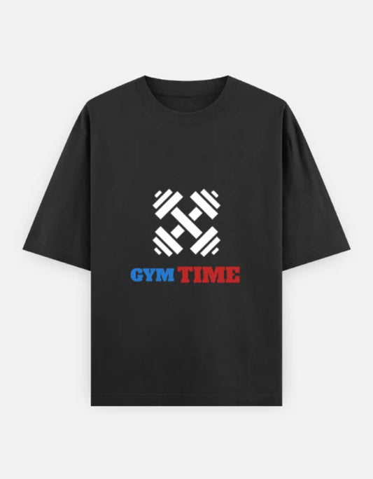 GYM TIME T-Shirt – Bold Fitness Workout Tee for Men & Women
