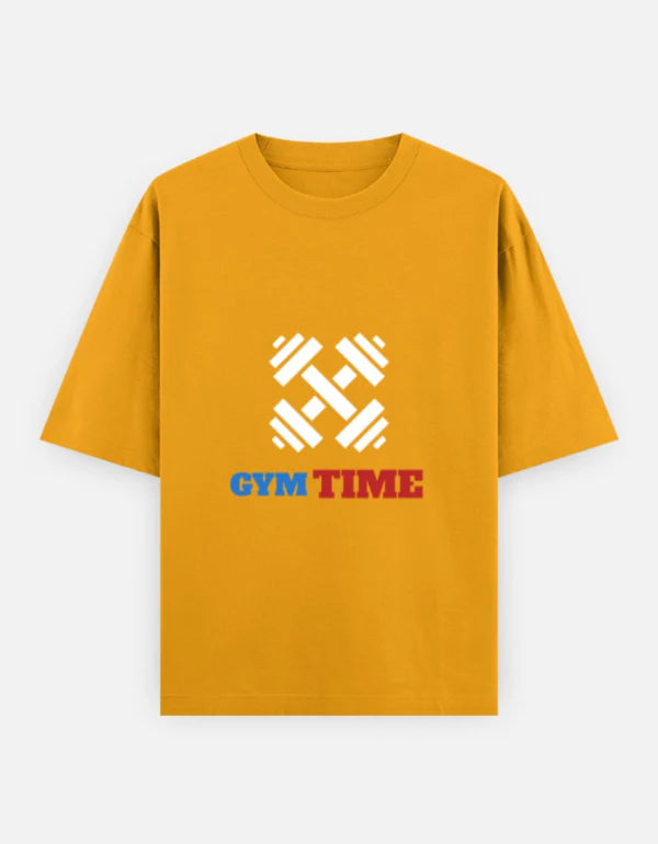 GYM TIME T-Shirt – Bold Fitness Workout Tee for Men & Women