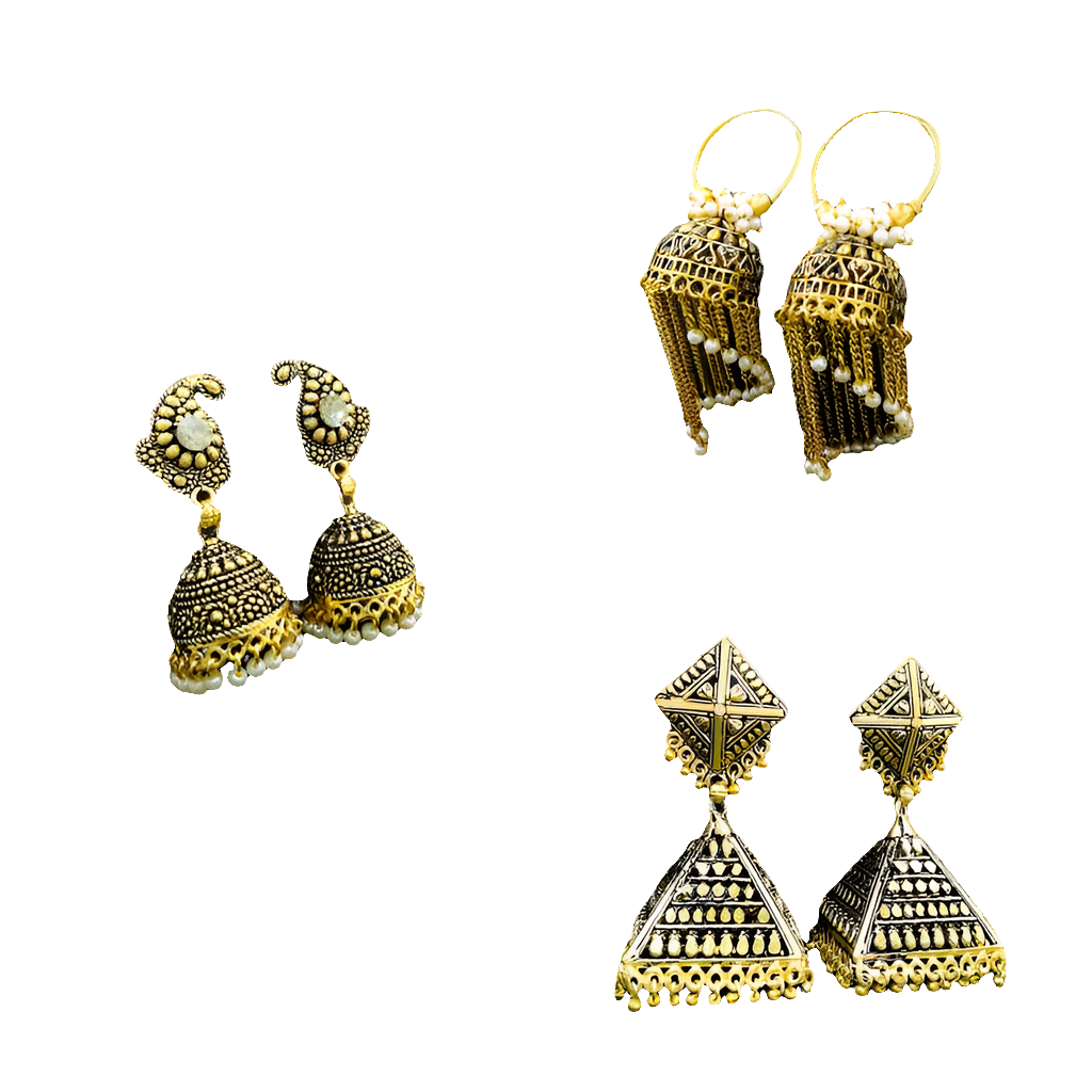 Traditional  Gold Plated Earring