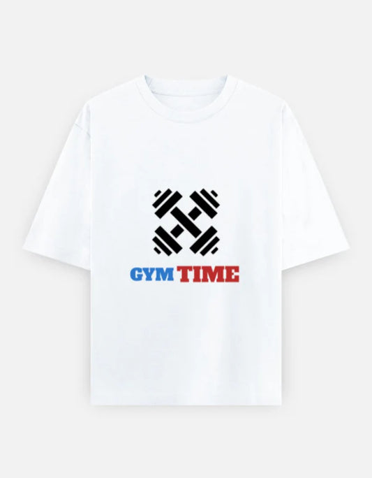 GYM TIME T-Shirt – Bold Fitness Workout Tee for Men & Women